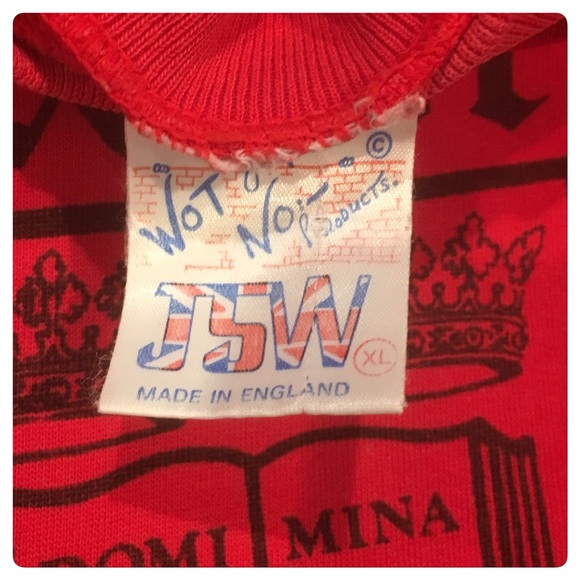 Vtg 80s Imported Oxford University Sweatshirt - Picture 4 of 4